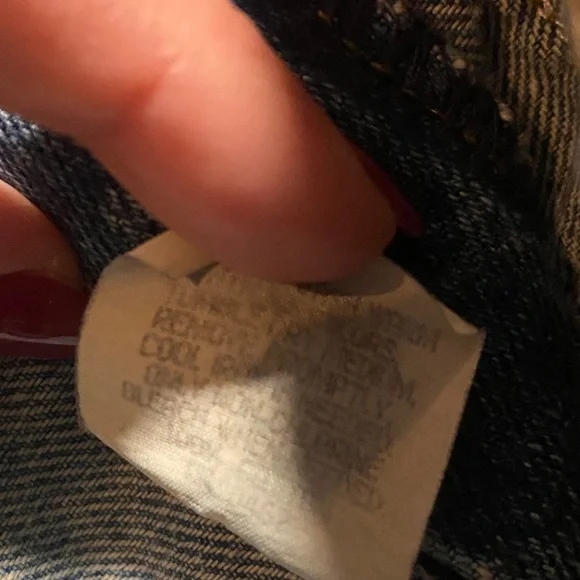 Chic Vtg USA Highwaist Straight Leg Jeans Women 18 Tall 100% Cotton 80s/90s Mom - Picture 16 of 16